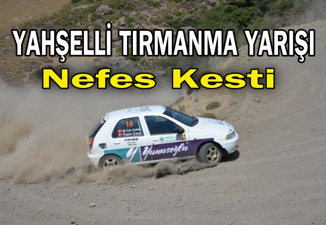 Yahşelli Tırmanma Yarışı nefes kesti
