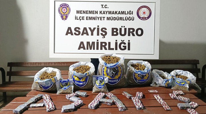 MENEMEN’DE UYUŞTURUCU TACİRLERİNE BÜYÜK DARBE