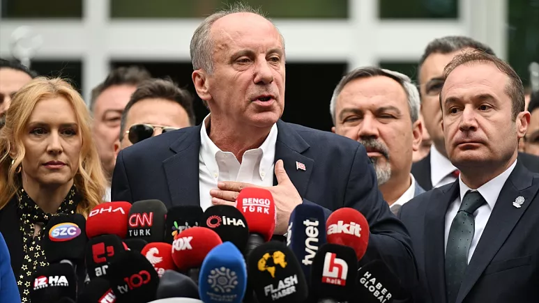 Muharrem İnce, Cumhurbaşkanlığı adaylığından çekildiğini duyurdu
