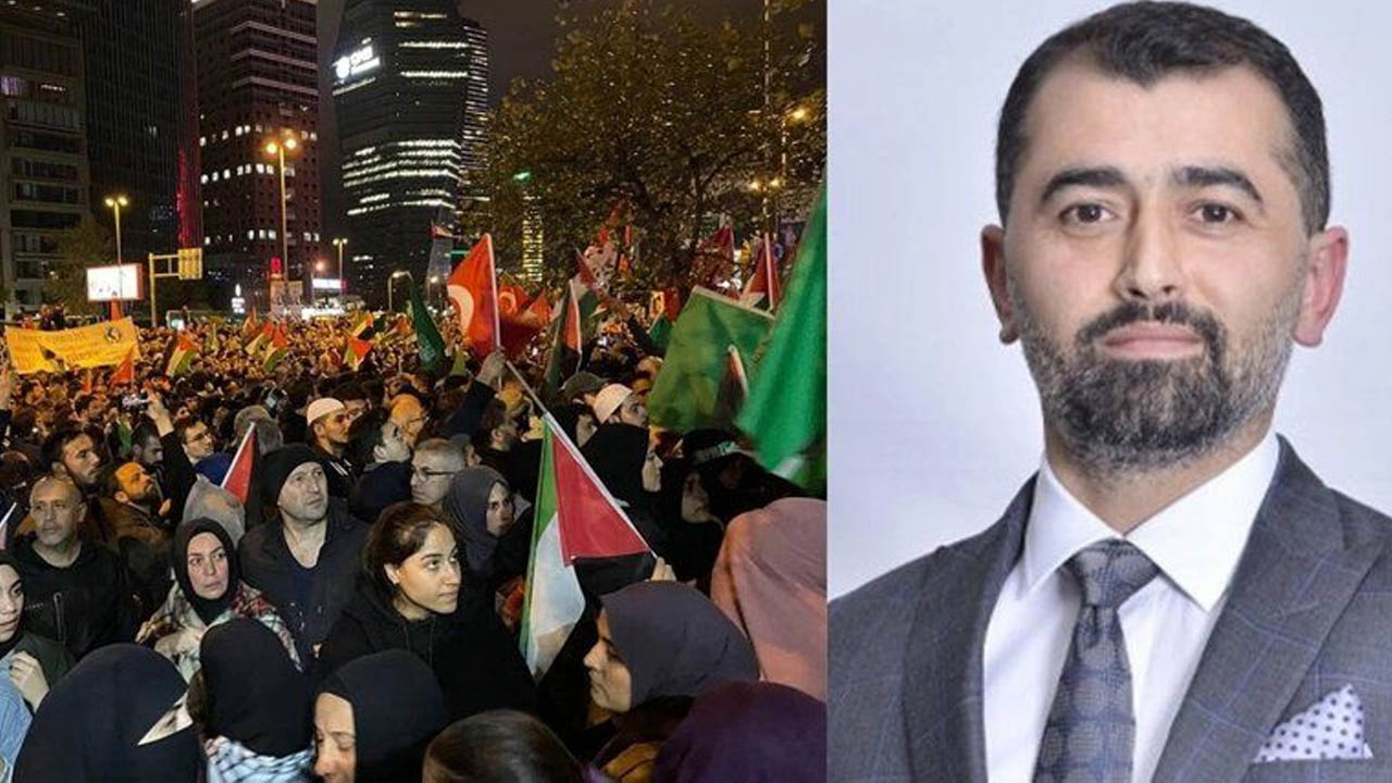 İsrail Konsolosluğu önündeki protestoda Saadet Partili ismin babası hayatını kaybetti