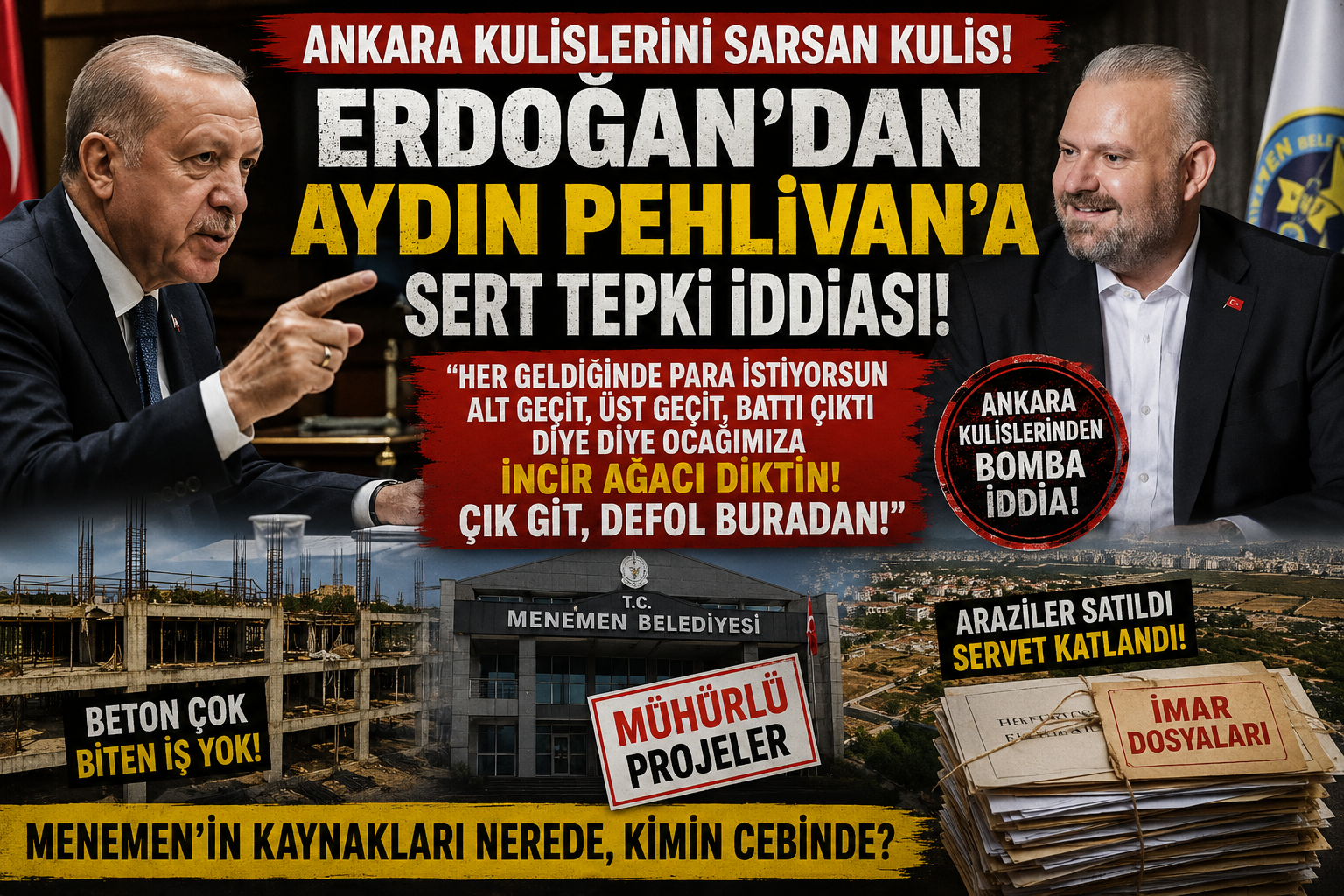 Ankara Kulislerini Sallayan 1 İddia: Erdoğan’dan Aydın Pehlivan’a Sert Tepki?